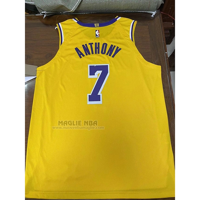 Maglia
 Carmelo Anthony NO 7 Los Angeles Lakers Icon Autentico
 Giallo
